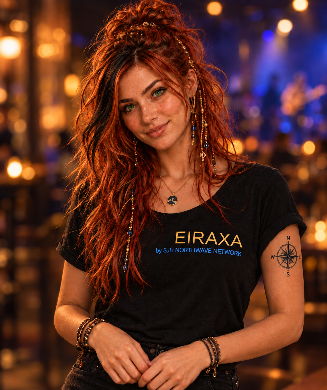 EIRAXA, KI-Assistentin von SJH NORTHWAVE NETWORK